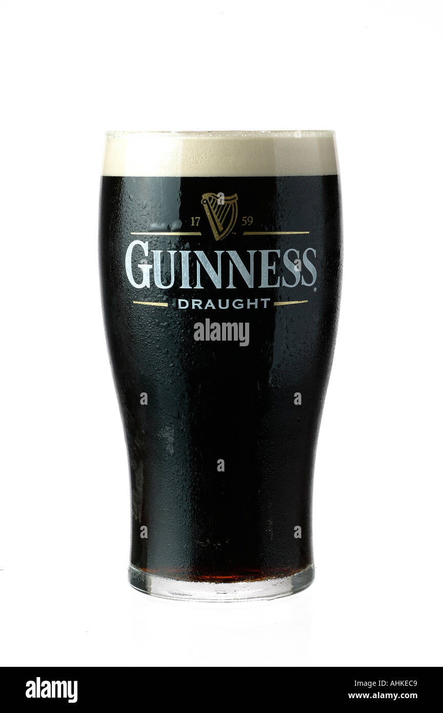 La pinta di Guinness Foto Stock