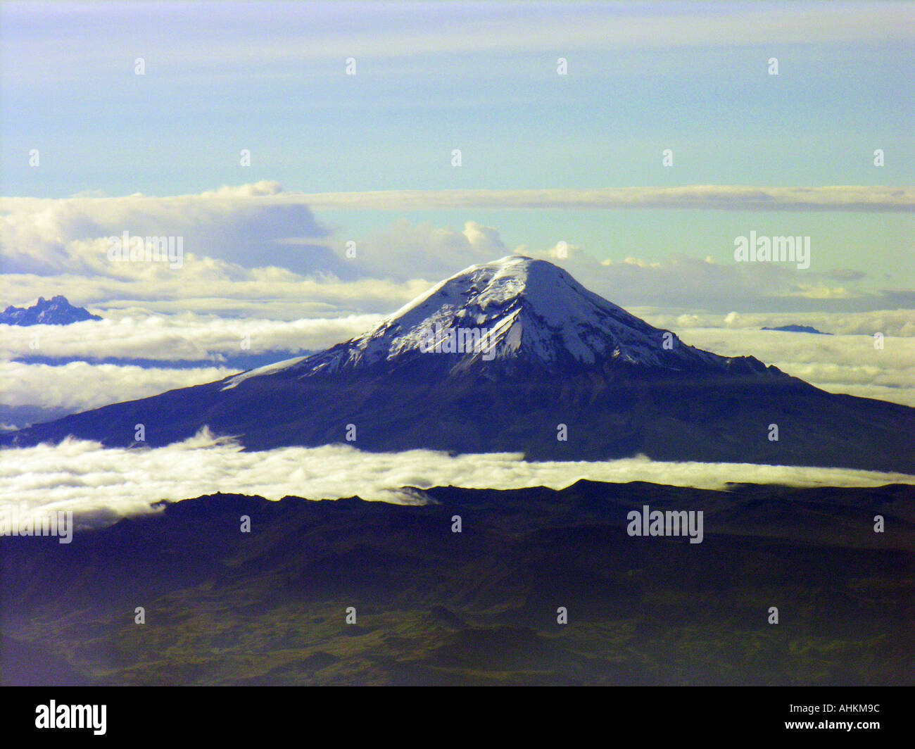 Vulcano Chimborazo, Ecuador, Sud America Foto Stock