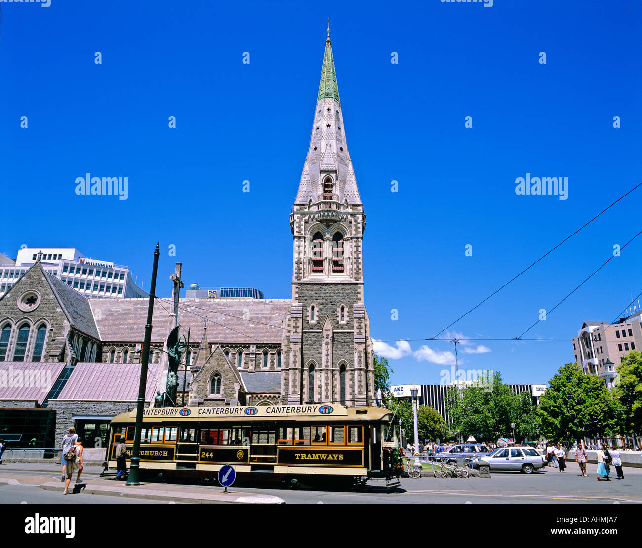 La cattedrale di Christchurch Christchurch Nuova Zelanda Foto Stock