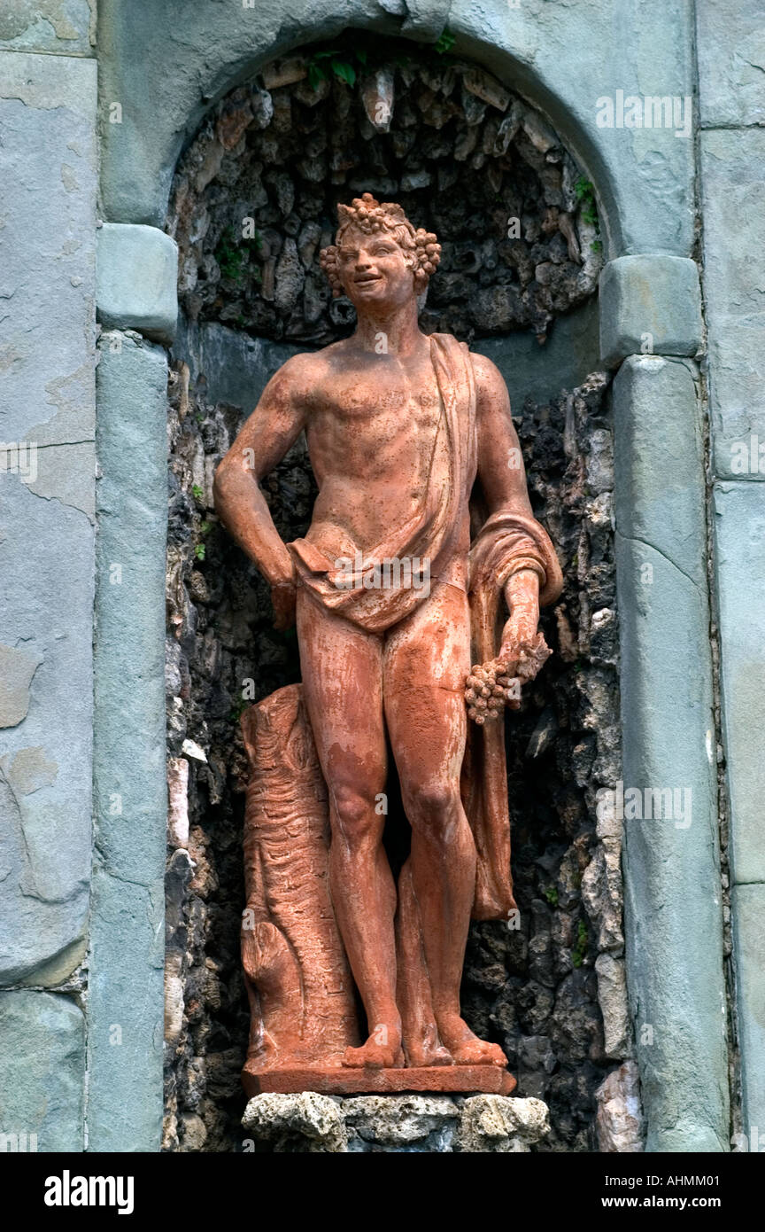 Villa Torrigiani Lucca parco giardino Toscana Italia Foto Stock