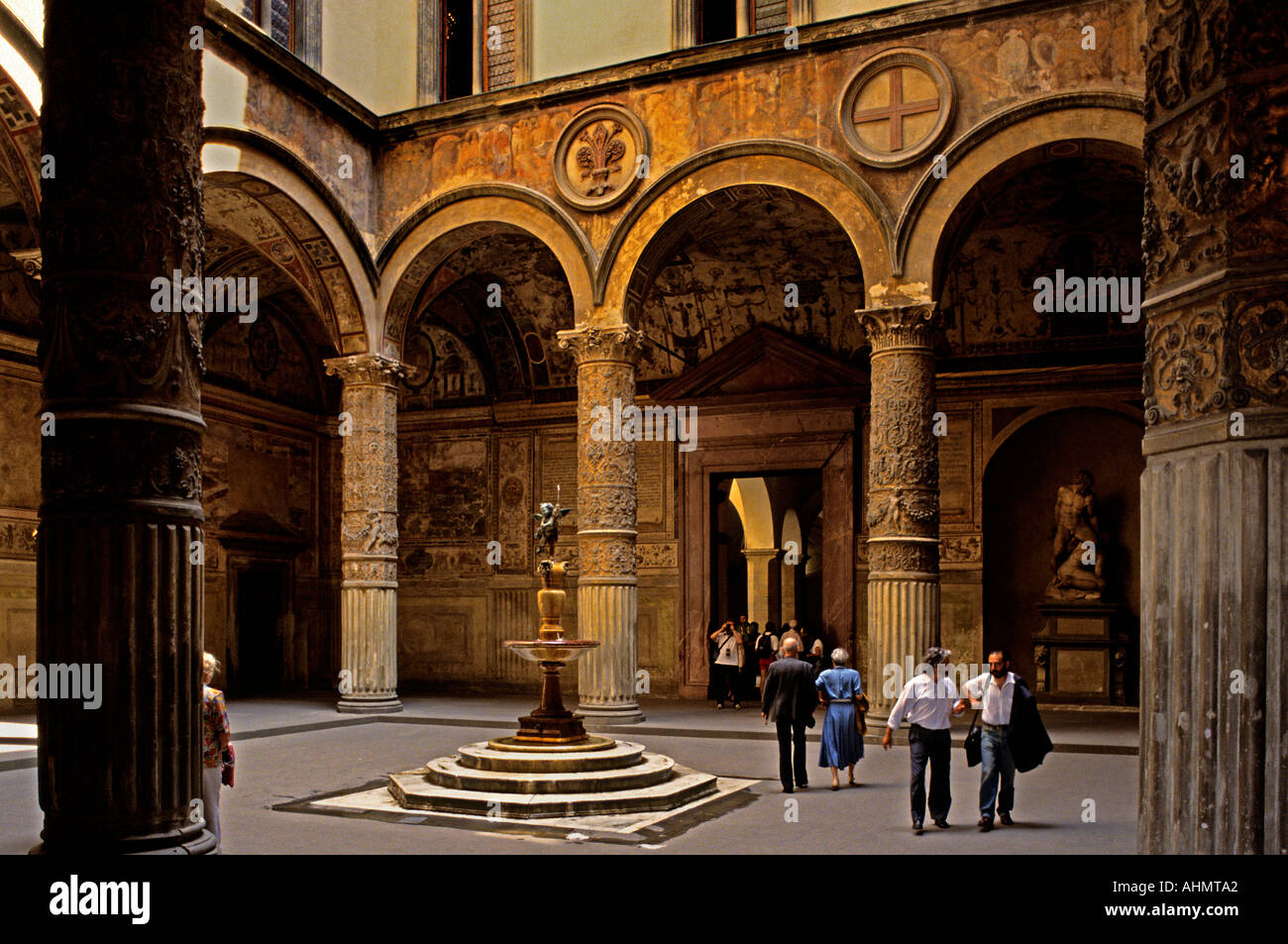 Firenze Firenze Italia Museo Palazzo del Bargello o Palazzo del Popolo Famiglia Medici Foto Stock