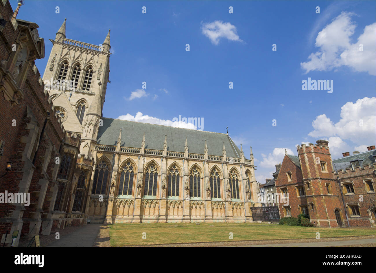 St Johns college chapel Cambridge Cambridgeshire England GB UK EU Europe Foto Stock