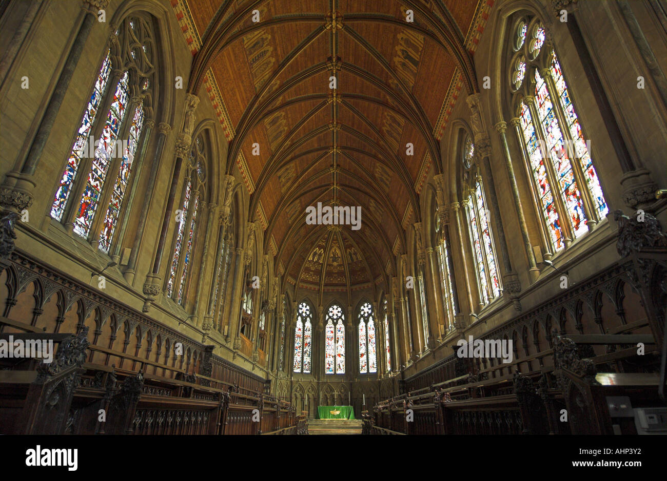 St Johns college chapel interior Cambridge Cambridgeshire England GB UK EU Europe Foto Stock