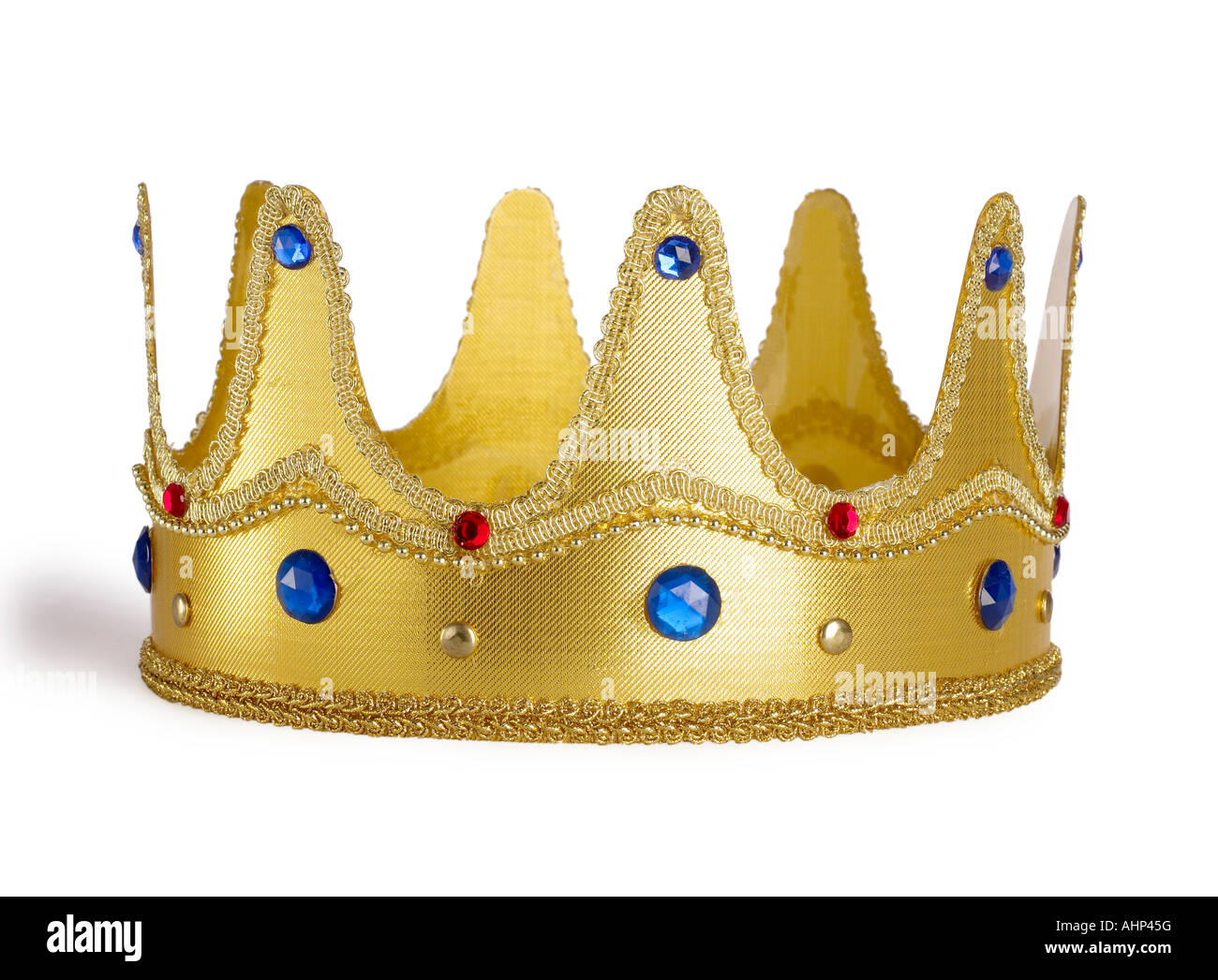 Jeweled Gold Crown hat Foto Stock