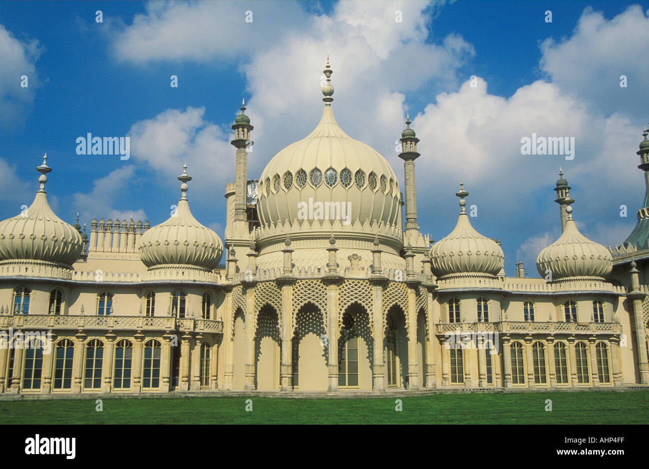 Architettura Regency della famosa Brighton Royal Pavillion Brighton East Sussex England Regno Unito GB EU Europe Foto Stock