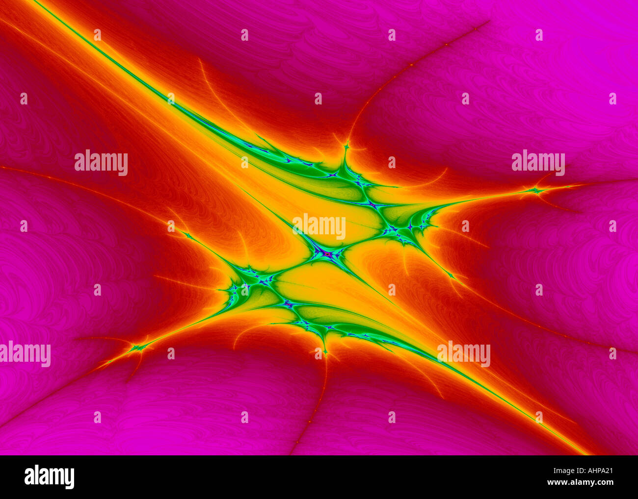 Rappresentazione della matematica complessa iterazione Foto Stock