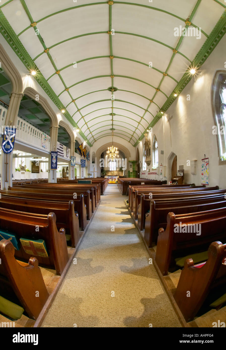 St Andrews Chiesa, Burnham-on-Sea, Somerset, Inghilterra Foto Stock