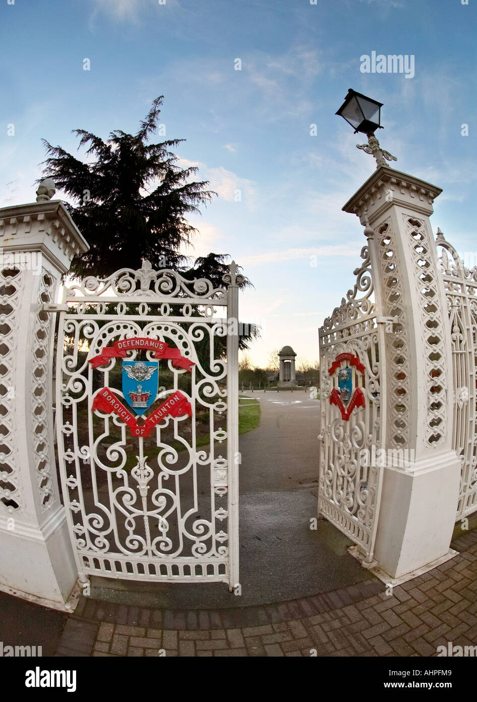 Vivary Park, Taunton, Somerset Foto Stock