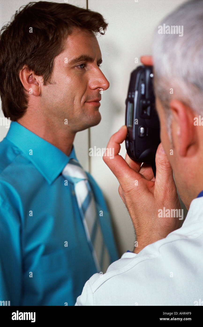 Medico paziente di fotografia Foto Stock