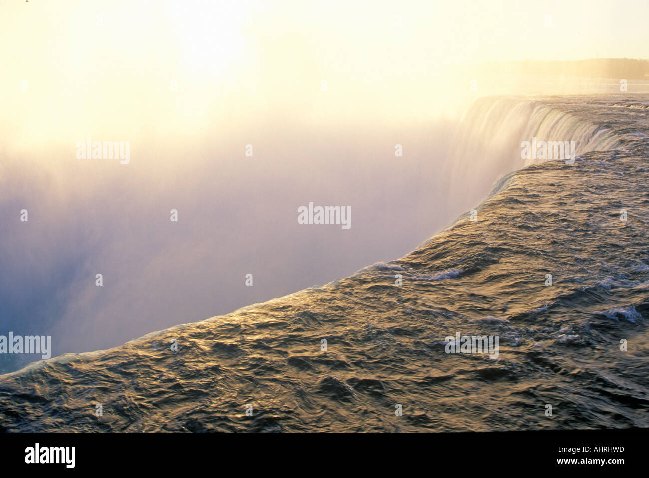 Cascate del Niagara di Sunrise in Canada Foto Stock