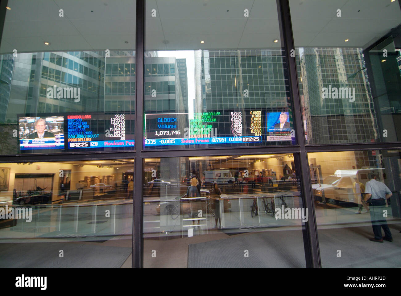 Mercantile Exchange edificio nel centro di Chicago in Illinois Foto Stock