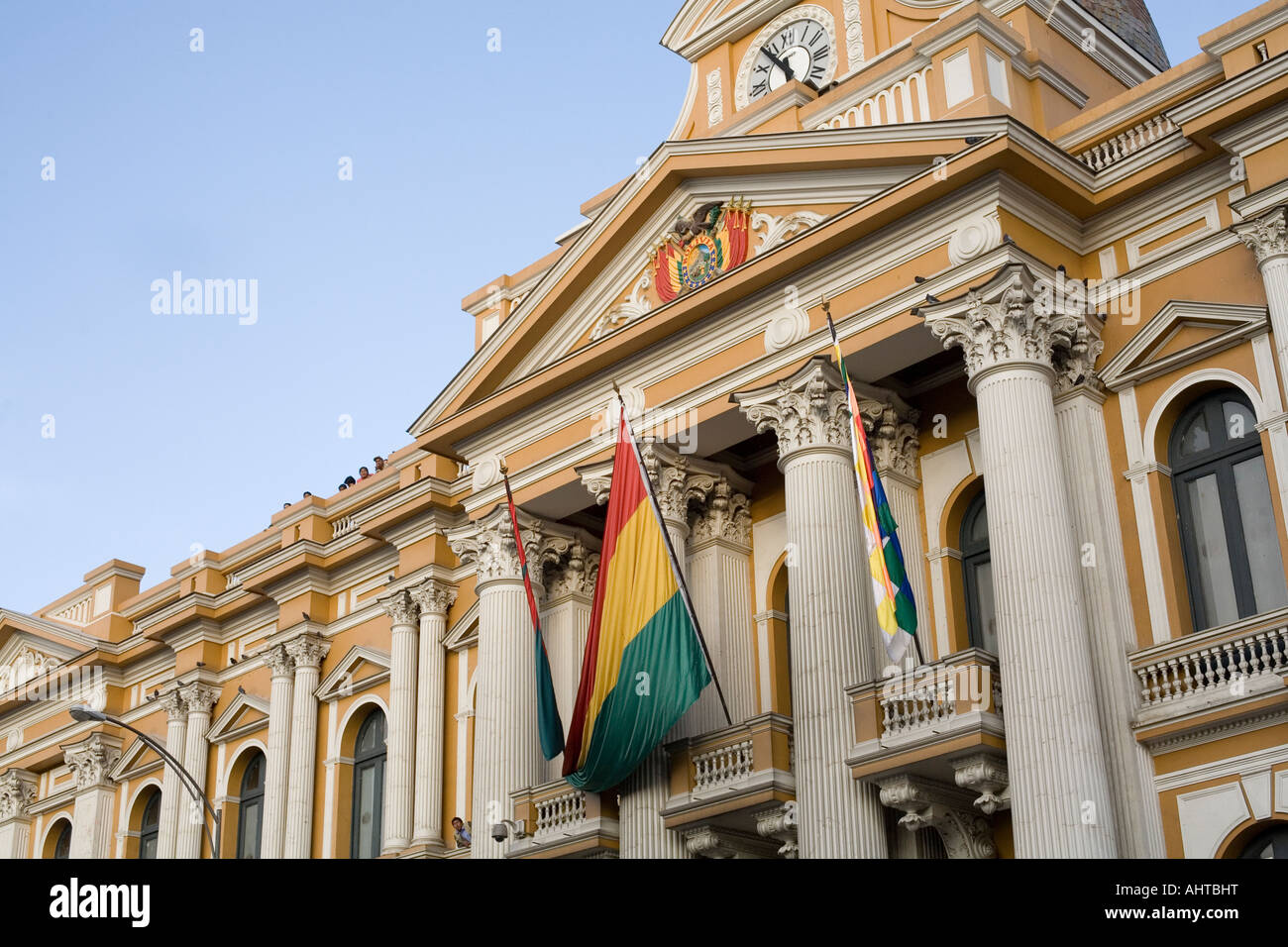 Il palazzo di La Paz Foto Stock