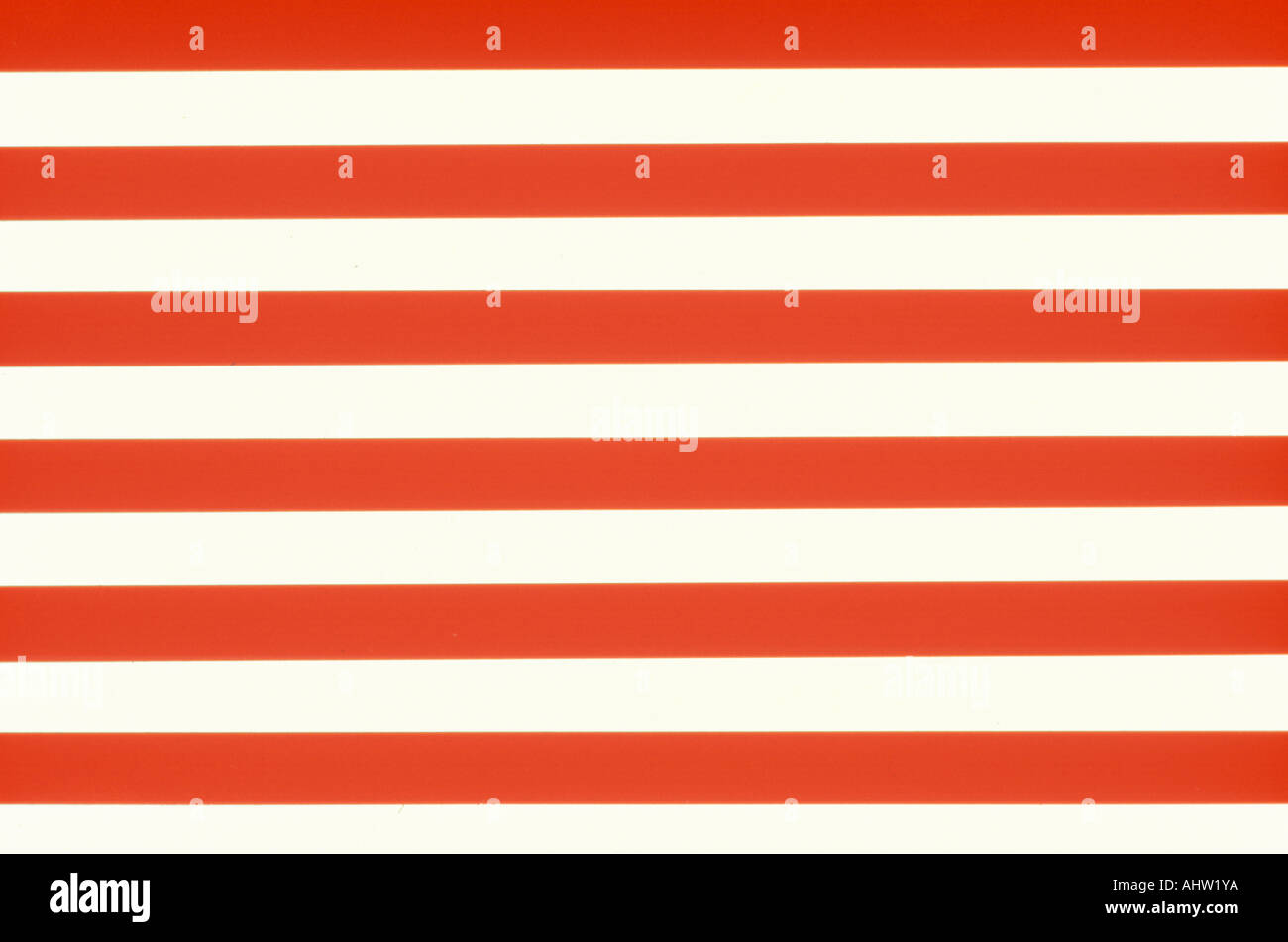 In prossimità delle strisce su una bandiera americana negli Stati Uniti Foto Stock