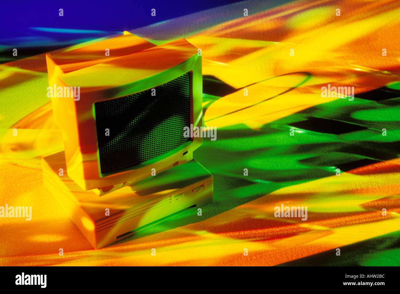 Computer abstract Foto Stock
