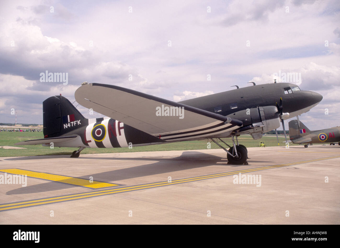 La leggendaria Battaglia di Bretagna Douglas C-47A Skytrain (DC-3A) Foto Stock