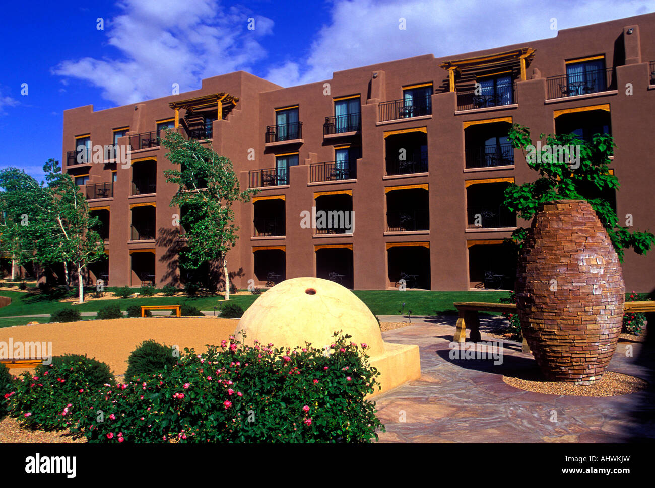 Camere e alloggi, le sistemazioni, Hyatt Regency Tamaya Resort e Spa, Bernalillo, Nuovo Messico, Stati Uniti, America del Nord Foto Stock