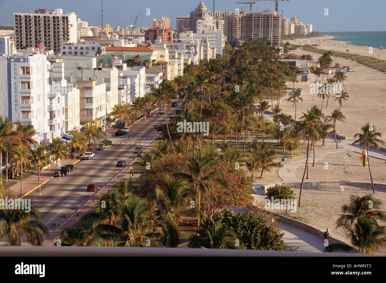 South Beach art deco degli edifici Foto Stock