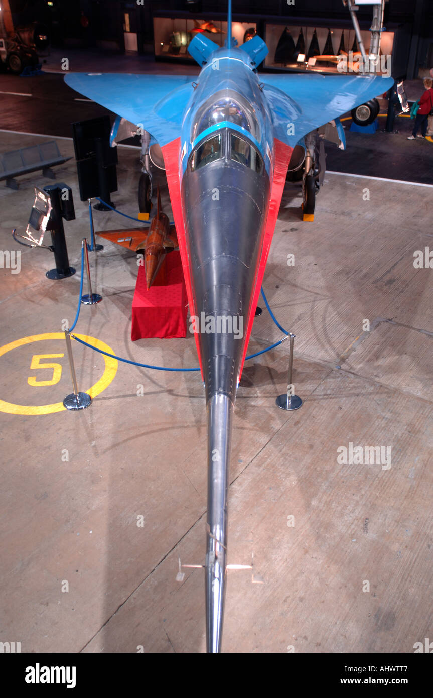 British Aircraft Corporation 221 Fairey Delta 2 Fleet Air Arm Museum Yeovilton Somerset. 1396-307 XAV Foto Stock