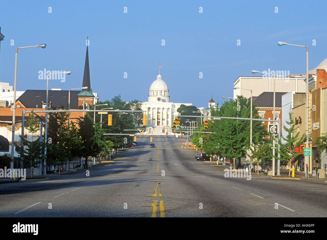 Campidoglio di Montgomery in Alabama Foto Stock
