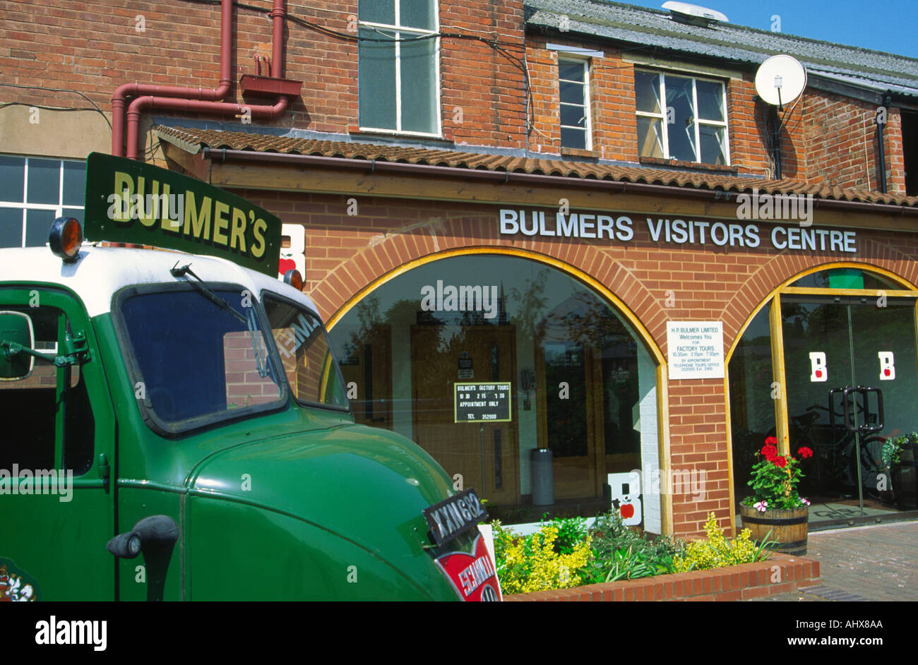 Sidro Bulmers fabbrica del Centro Visitatori Hereford Herefordshire Inghilterra Foto Stock