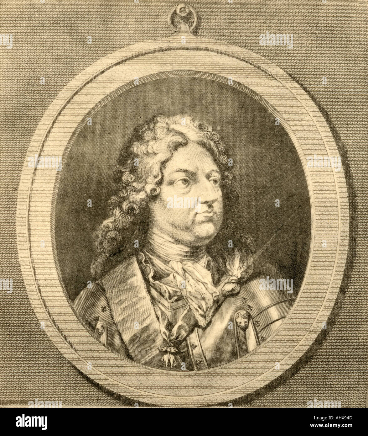 Louis Philippe d'Orleans aka le Gros (il grasso), 1725 - 1785. Il principe francese. Foto Stock