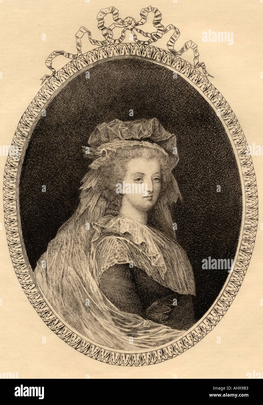 Maria Antonietta, 1755 - 1793. Regina di Francia Foto Stock
