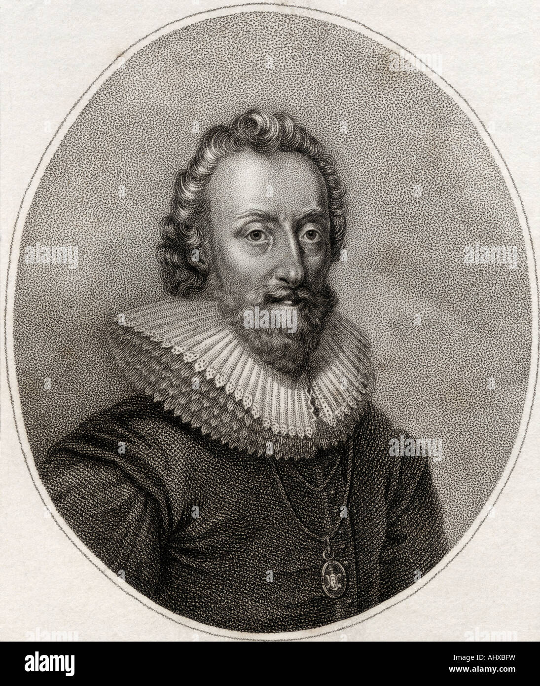 William Alexander, conte di Stirling, c.1570 - 1640. Colonizzatore scozzese della Nuova Scozia. Foto Stock