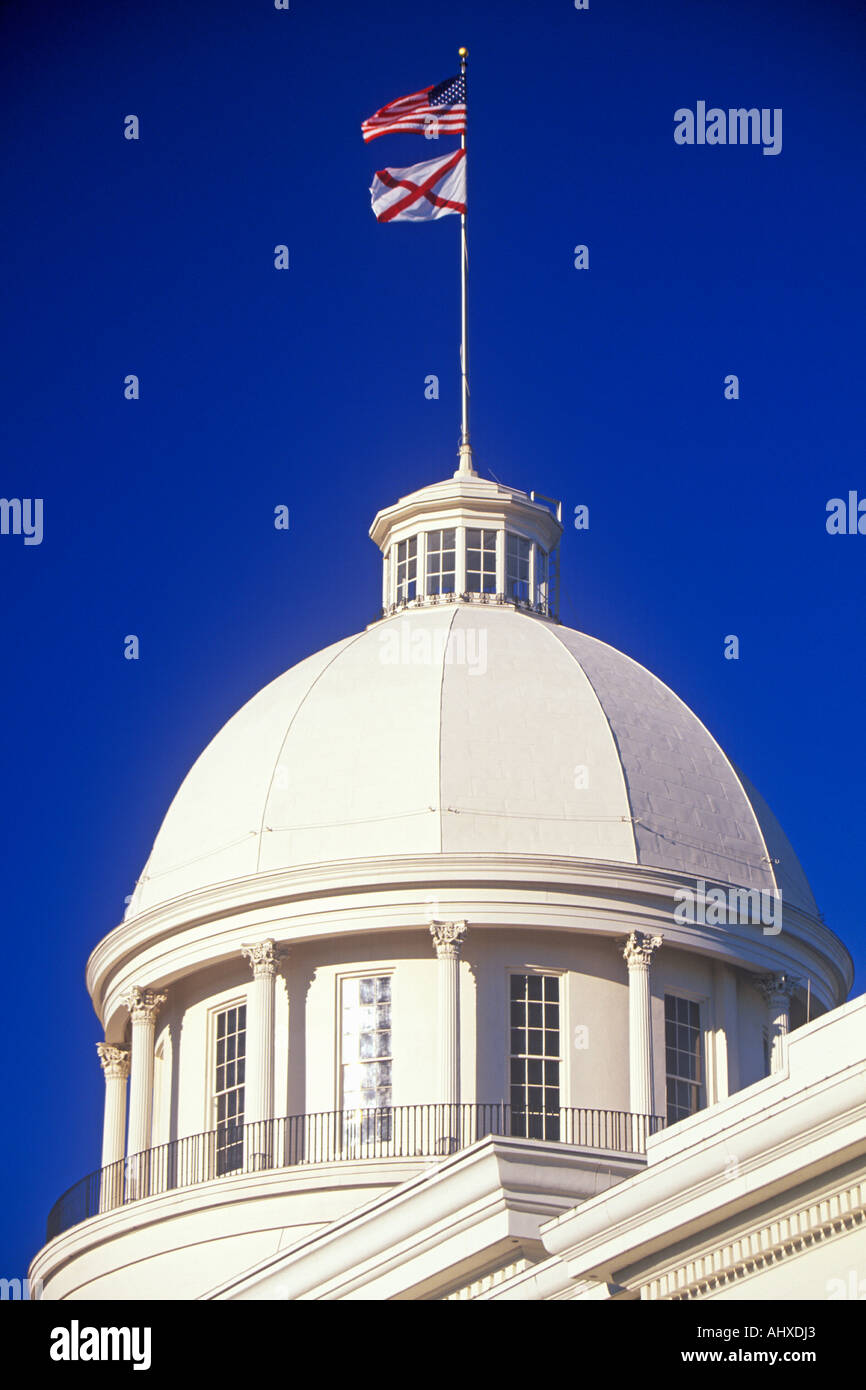 Campidoglio di Montgomery in Alabama Foto Stock