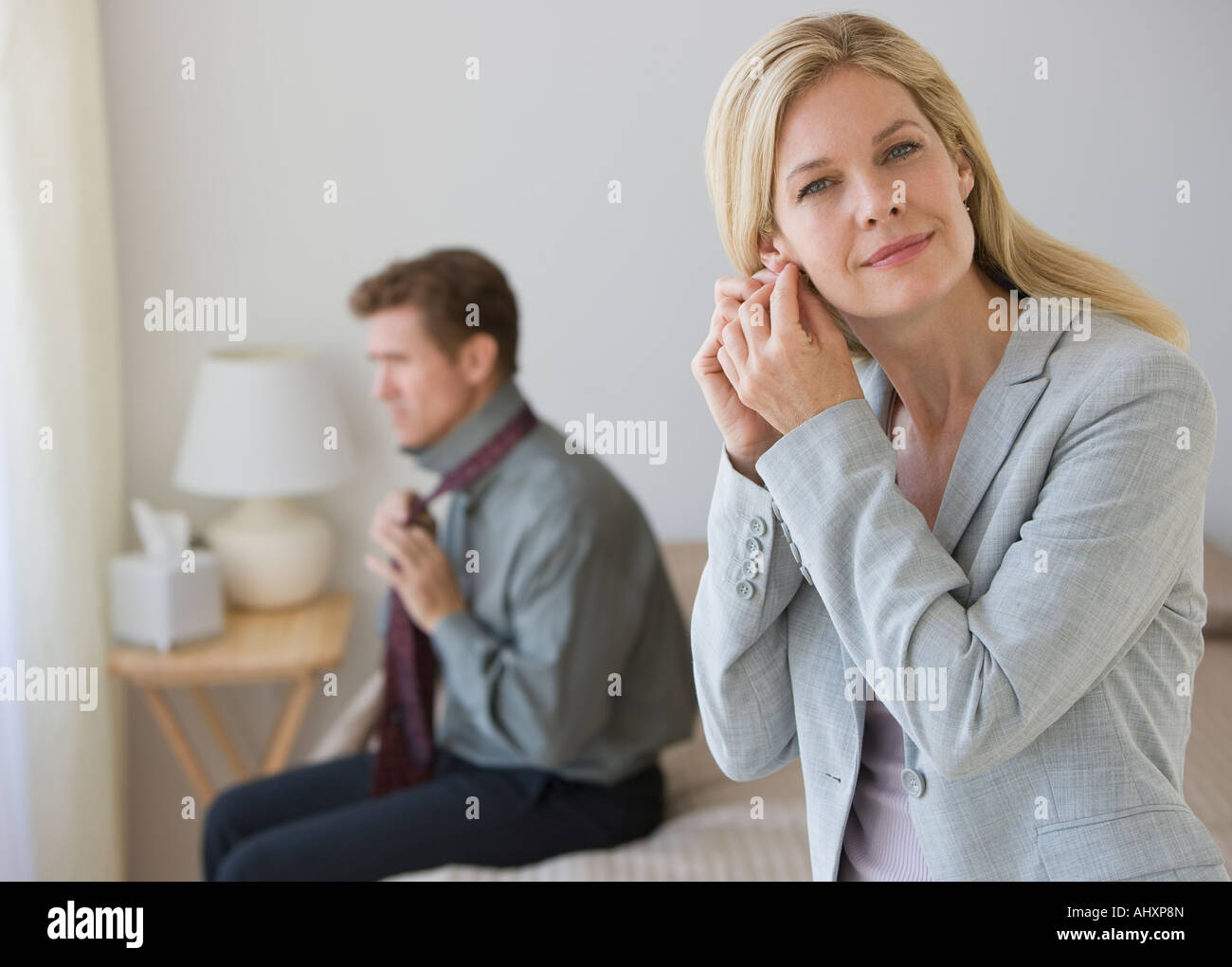 Imprenditrice rossetto Foto Stock