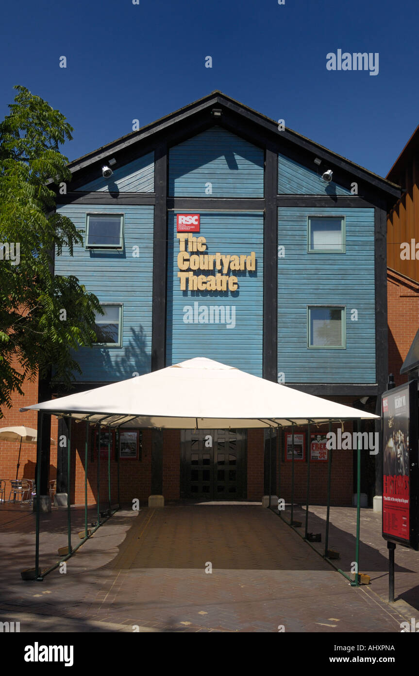 Courtyard Theatre Stratford on Avon Inghilterra Foto Stock