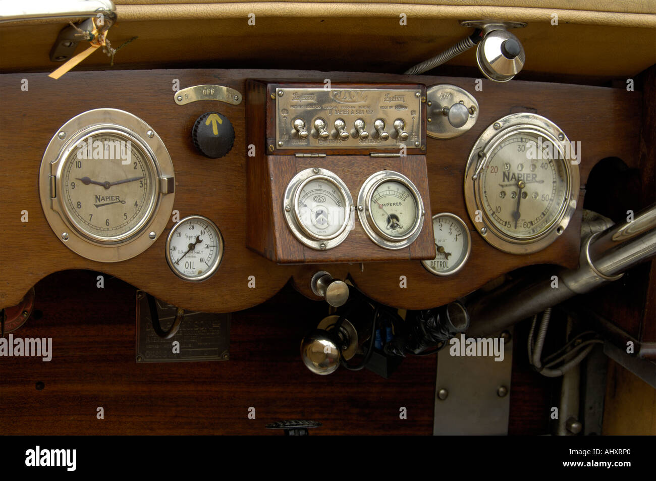 1914 Napier siluro vintage classic car Foto Stock