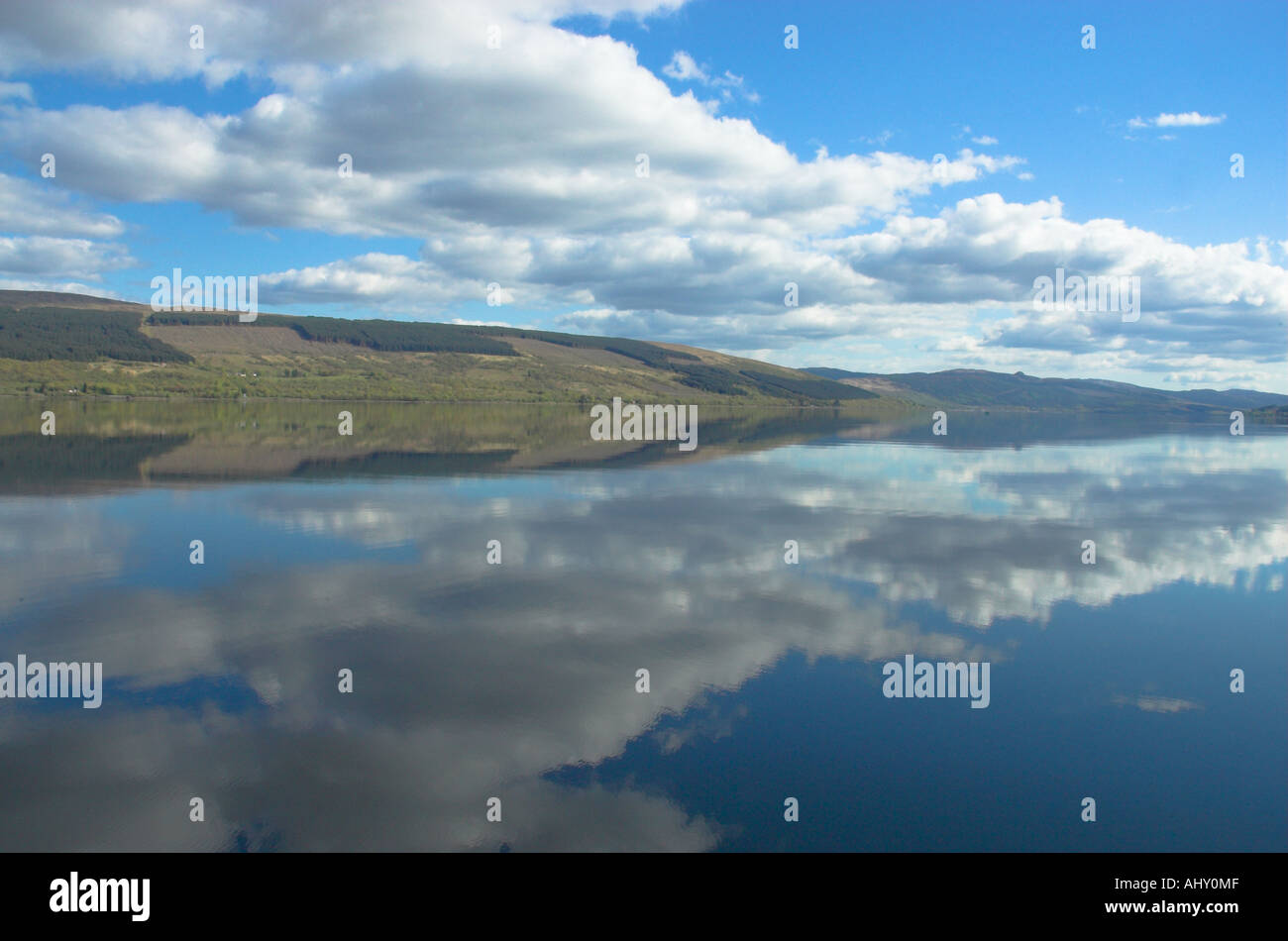 Loch Fynne a Inveraray Argyll & Bute Foto Stock