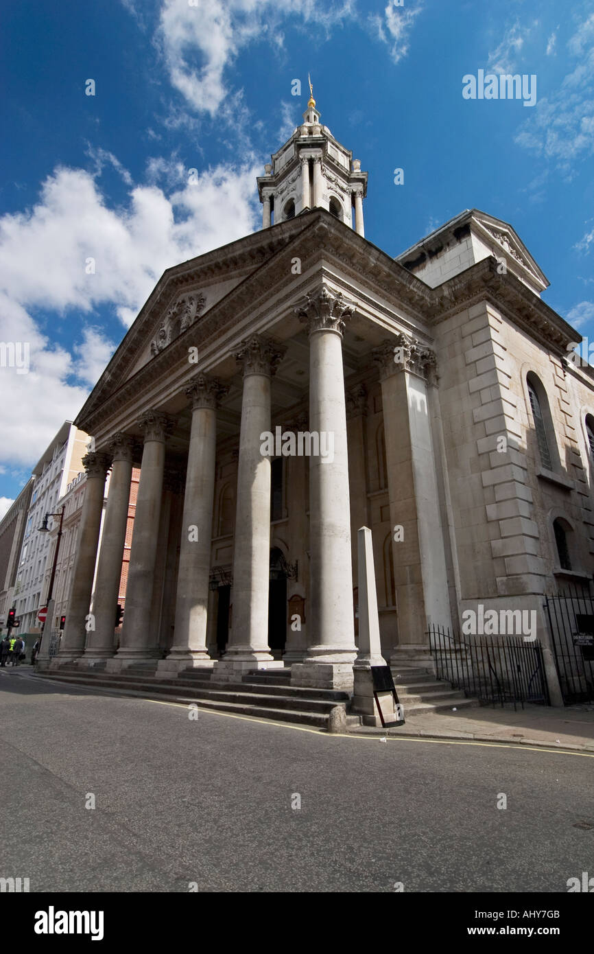 St Georges chiesa parrocchiale Hanover Square Londra Foto Stock