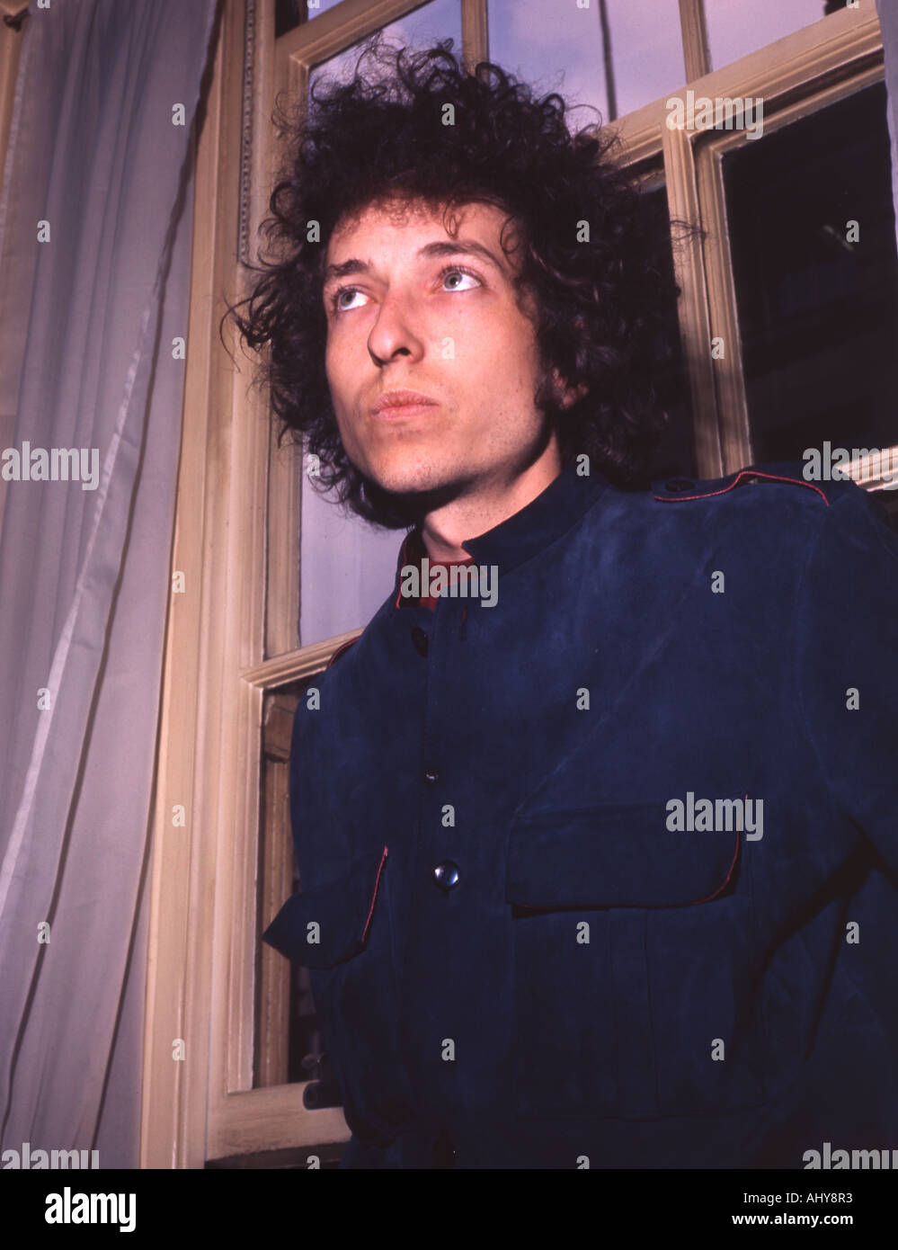 BOB DYLAN nel maggio 1966 al Mayfair Hotel Londra Foto Stock