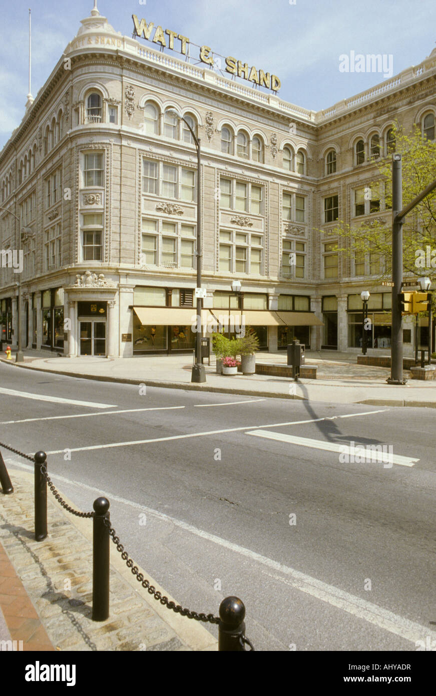 Lancaster PA Pennsylvania downtown soldati marinai war memorial monument Foto Stock