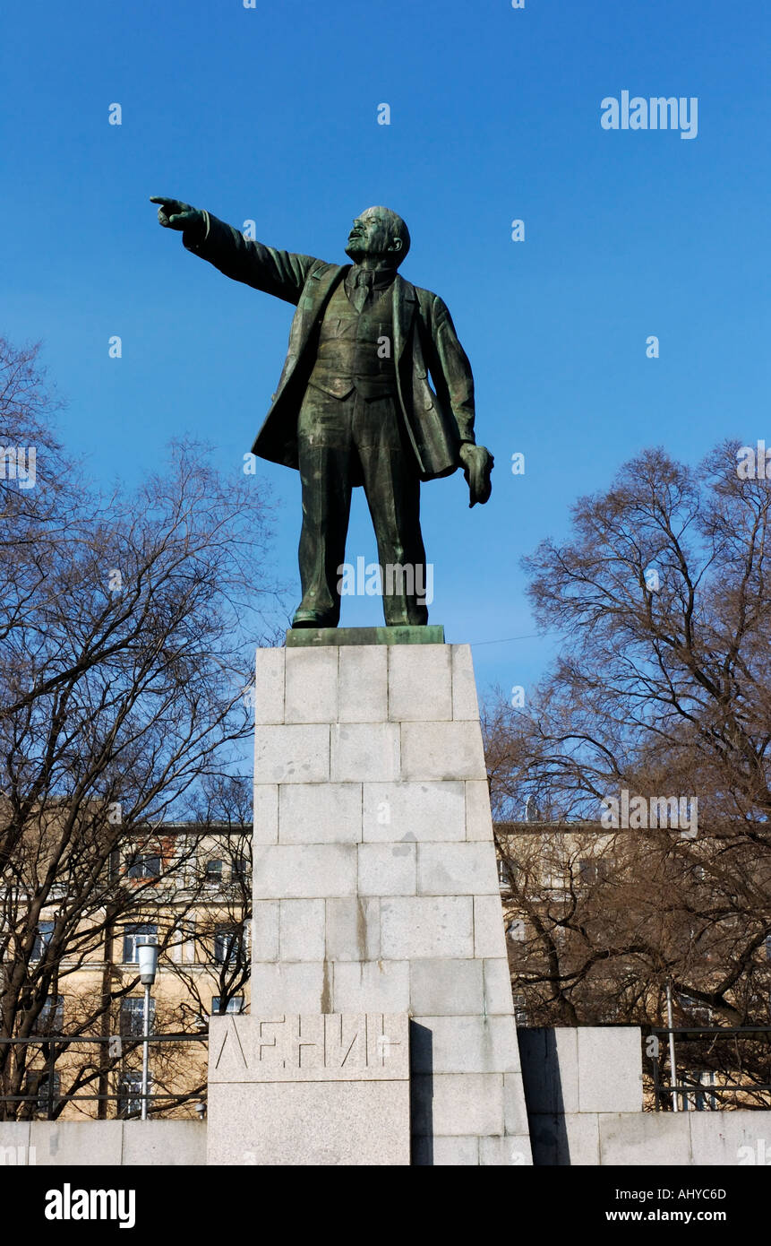 Statua di Lenin a Vladivostok in Russia Foto Stock