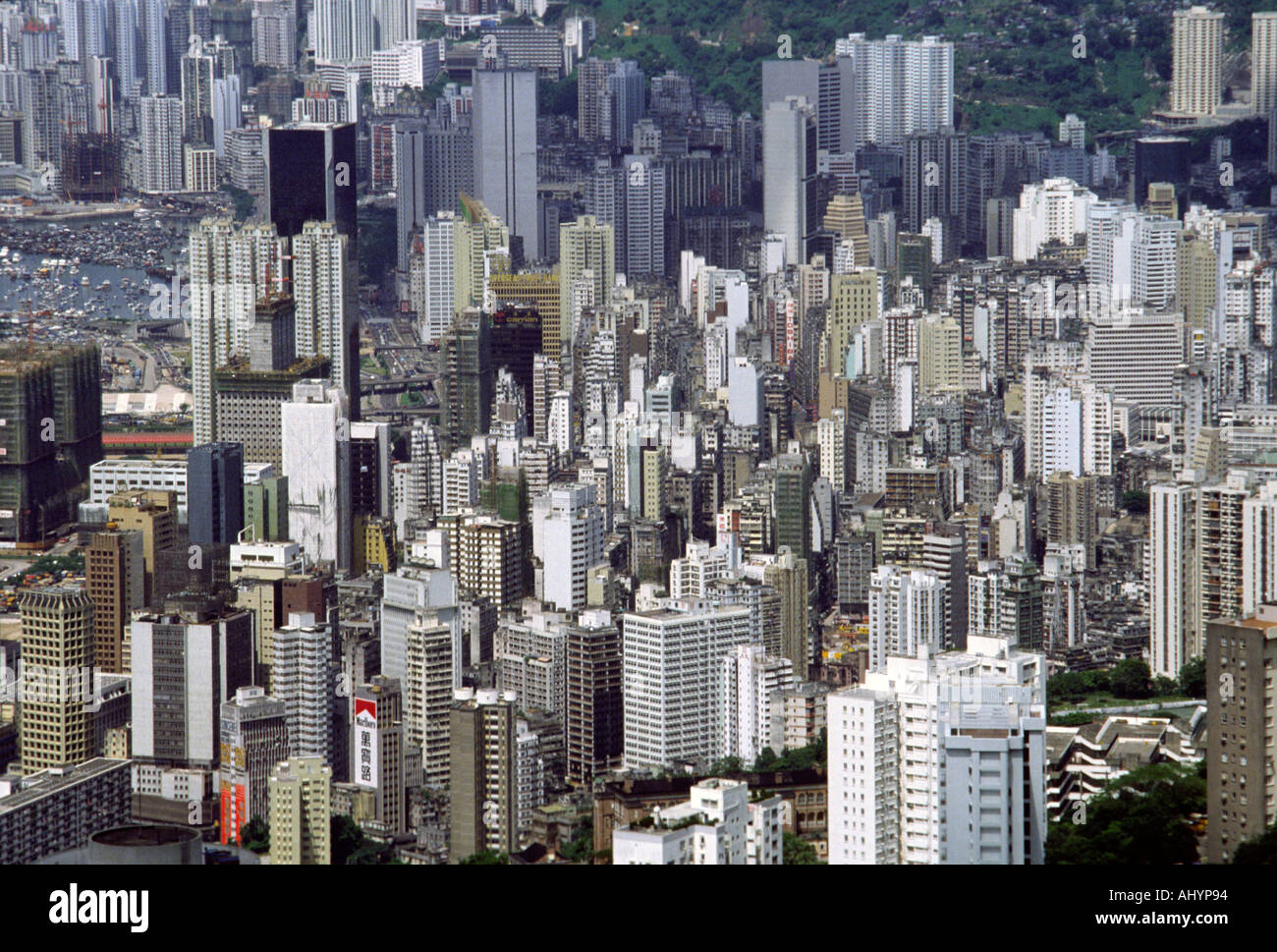 Fornitissimo Causeway Bay District di Hong Kong Foto Stock