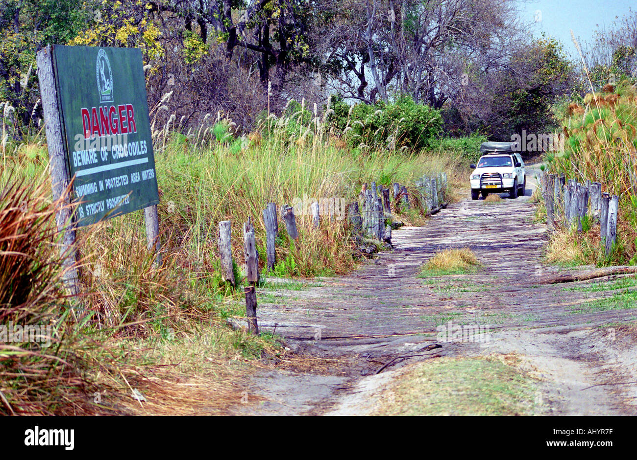 Jeep Toyota in Namibia Foto Stock