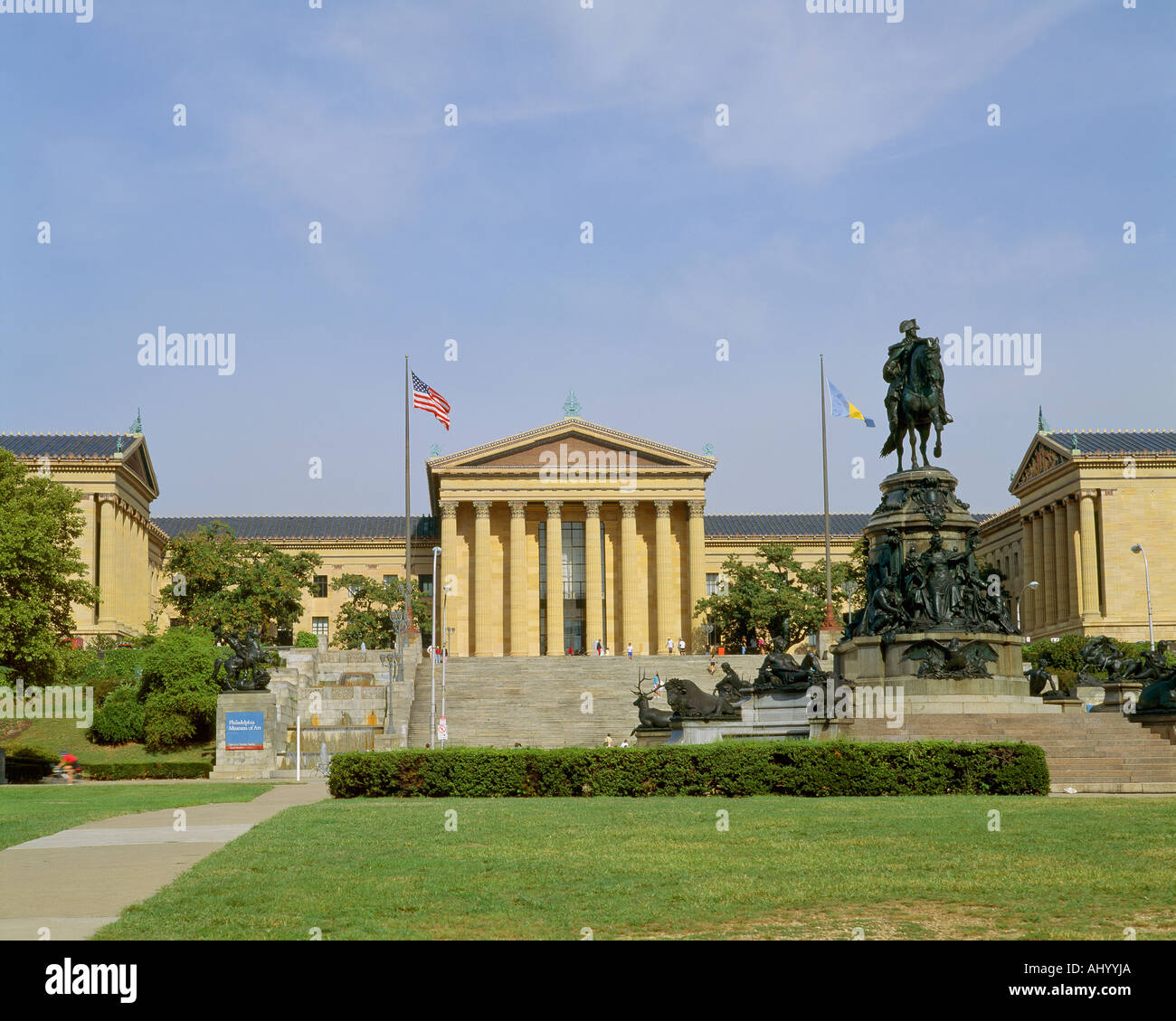 Museo d'Arte di Filadelfia in Pennsylvania Foto Stock