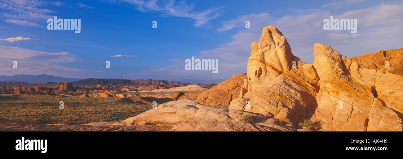 La Valle del Fuoco Red Rock Country Nevada Foto Stock