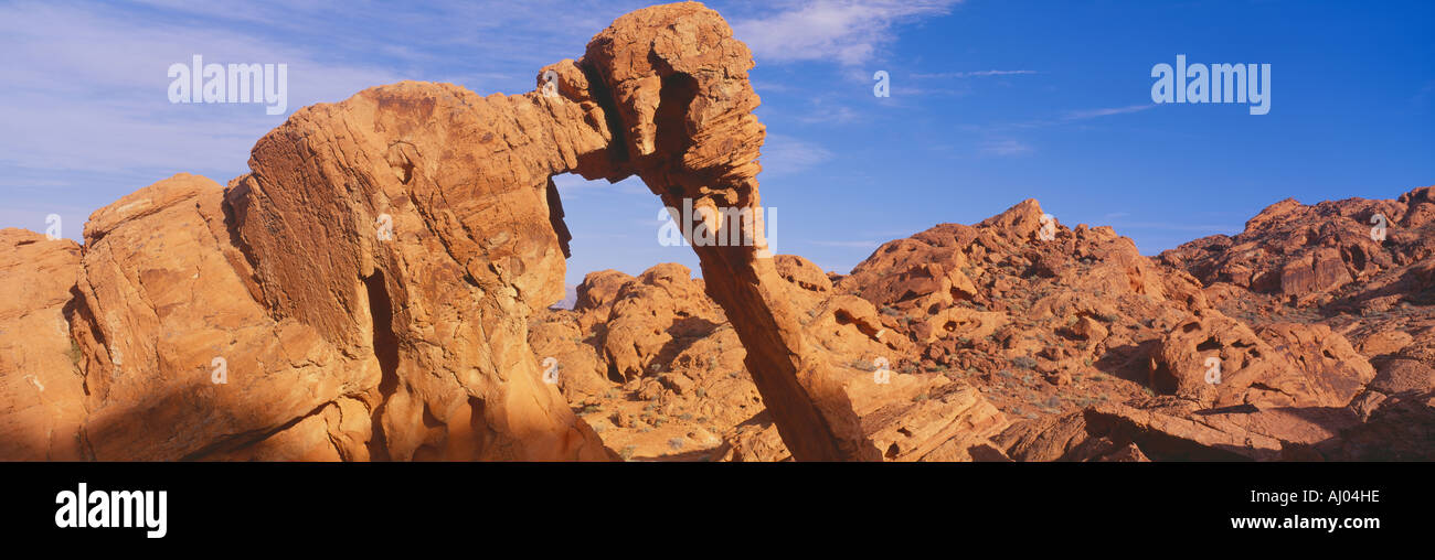 La Valle del Fuoco Red Rock Country Nevada Foto Stock