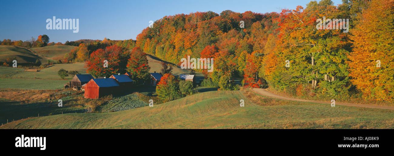 Jenny Farm a sud di Woodstock Vermont Foto Stock