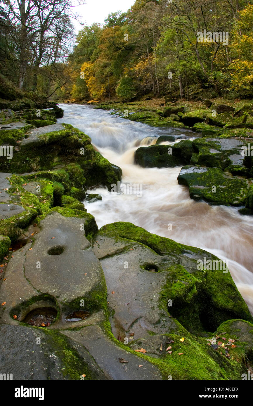 L 'hotel Astrid, una caratteristica del Fiume Wharfe nel North Yorkshire Foto Stock