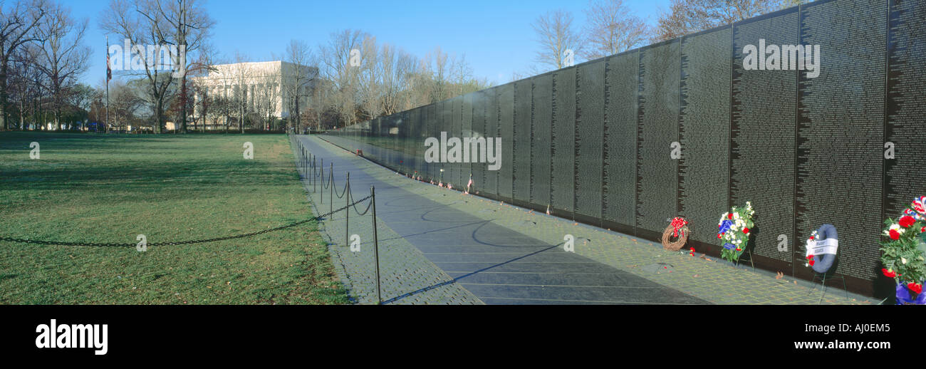 Veterano del Vietnam s Memorial Washington DC Foto Stock