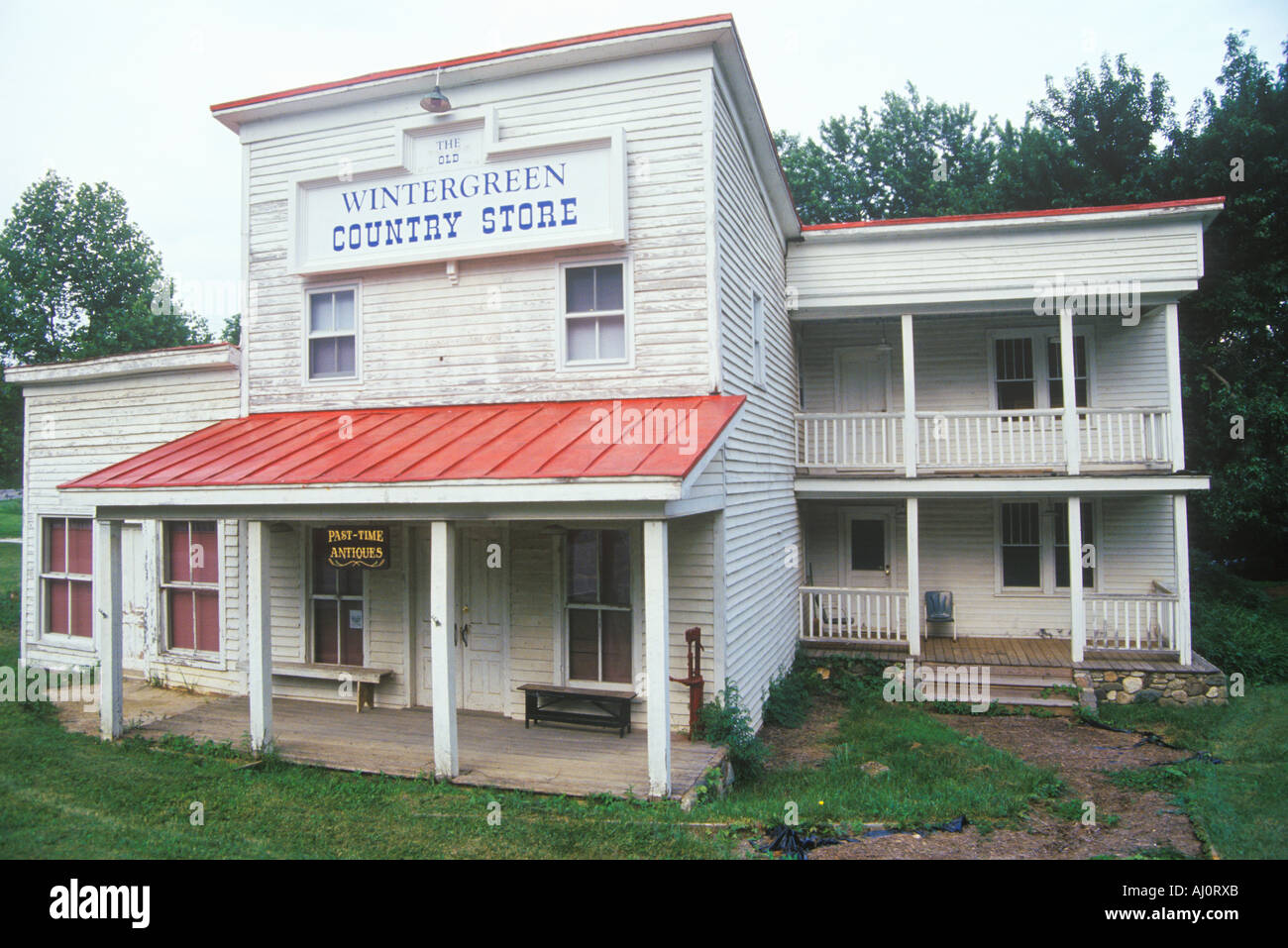 Legno bianco paese store Montpelier VA Foto Stock