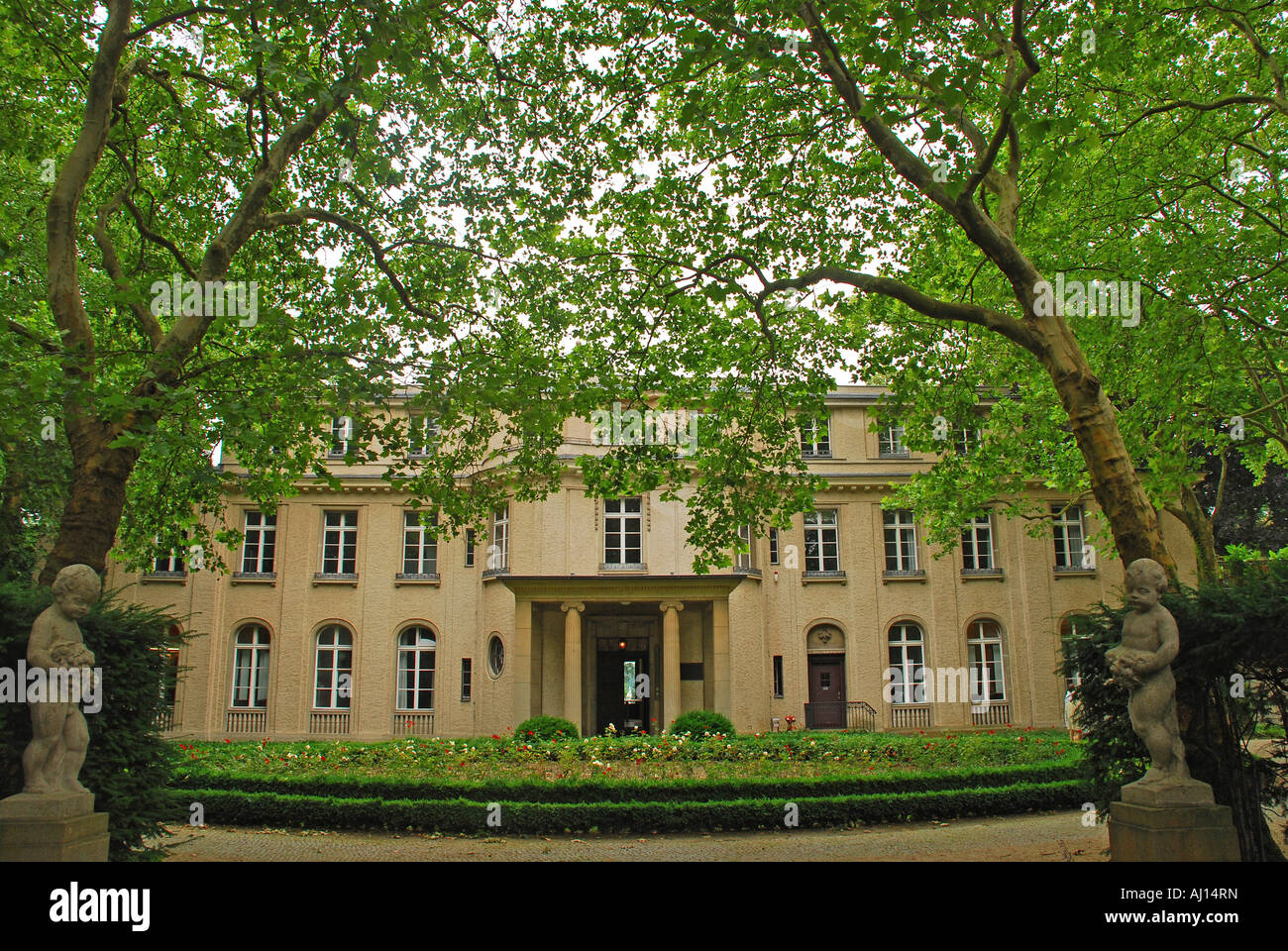 Villa della Conferenza di Wannsee 56-58 am Grossen Wannsee Berlino Germania Foto Stock