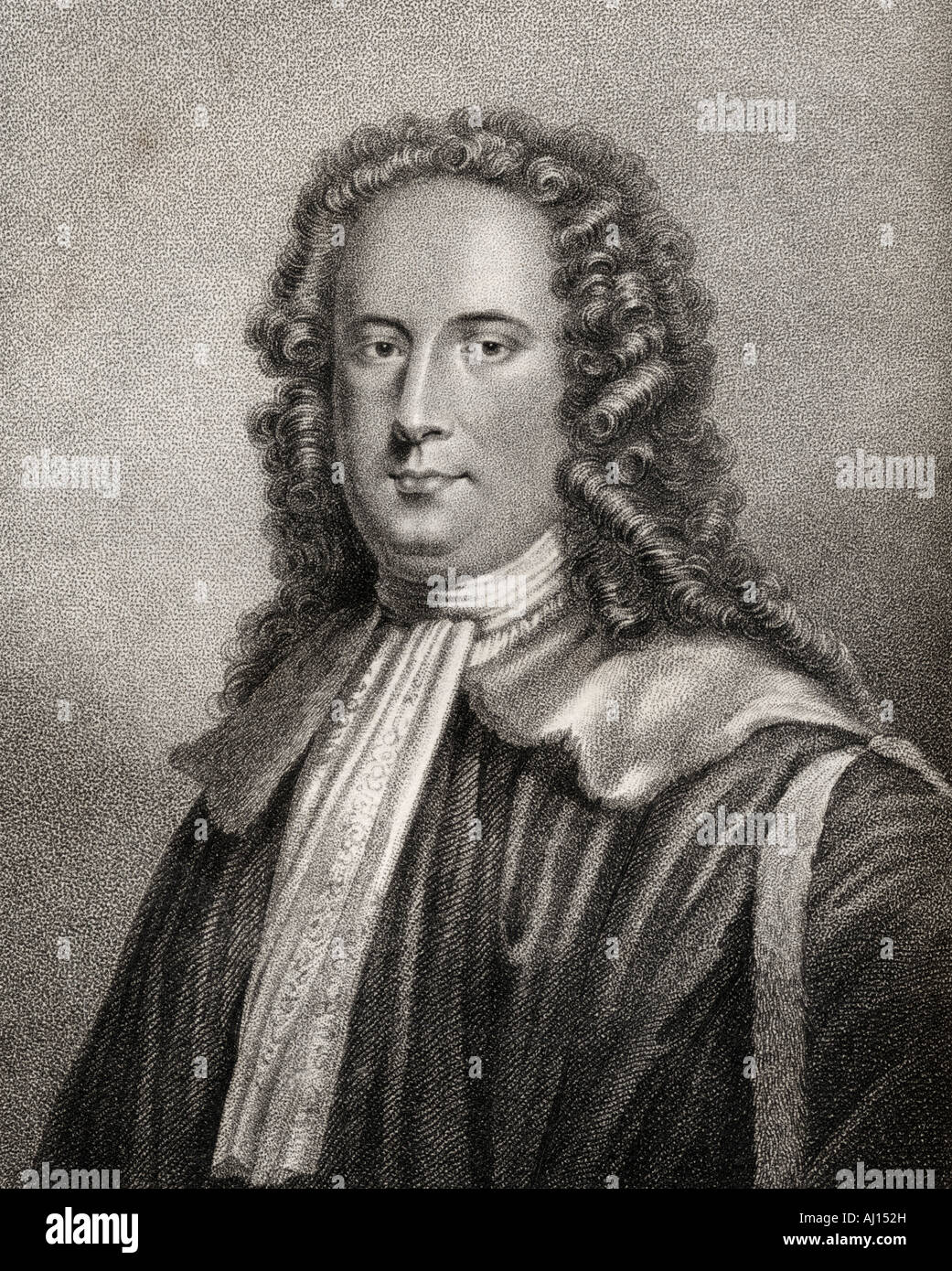 John Shute Barrington, 1° Visconte Barrington, 1678 - 1734. Avvocato e teologo inglese. Foto Stock