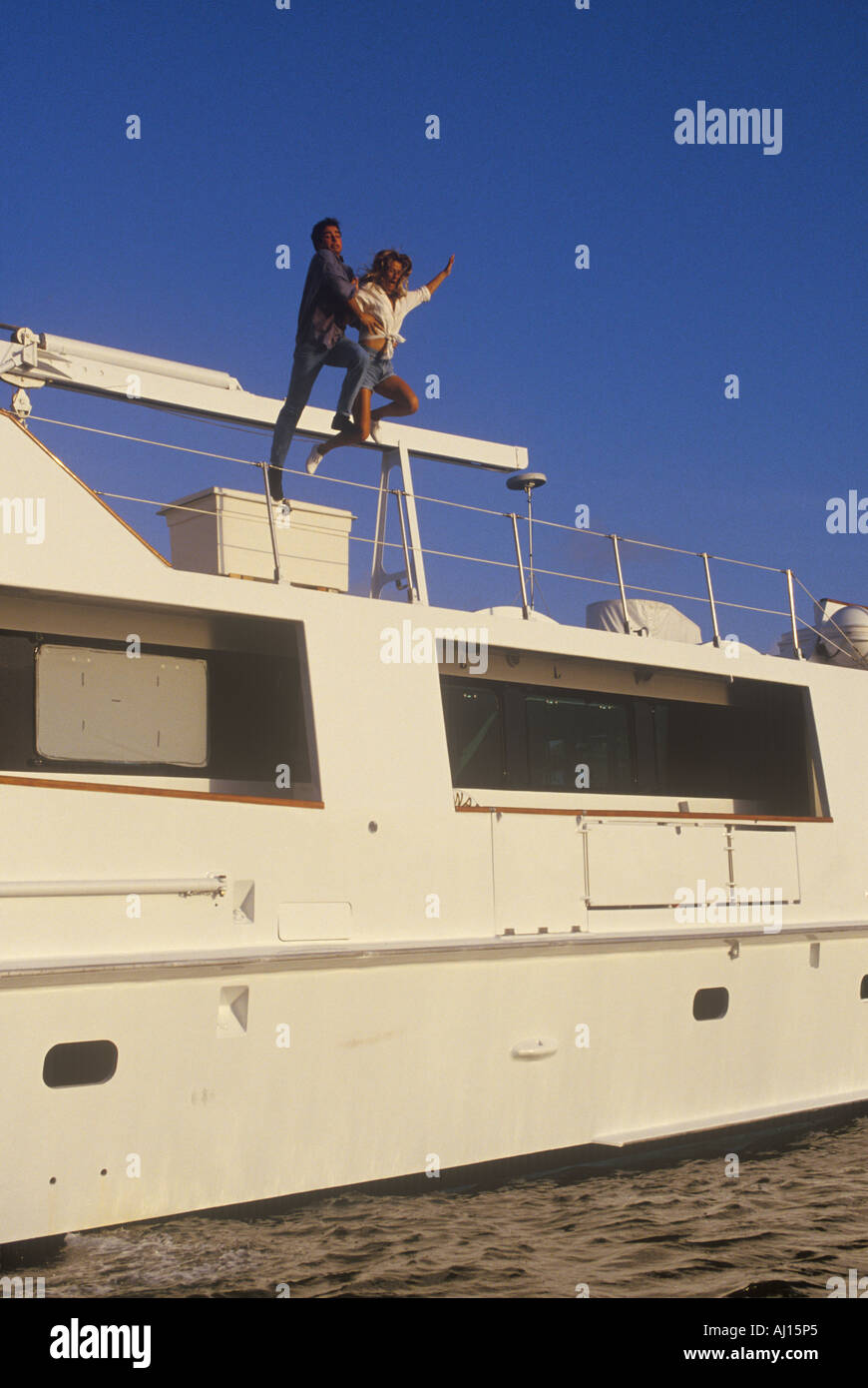 Fotografia dell'unità di serie di tentazione stunt coordinamento Miami FL Foto Stock