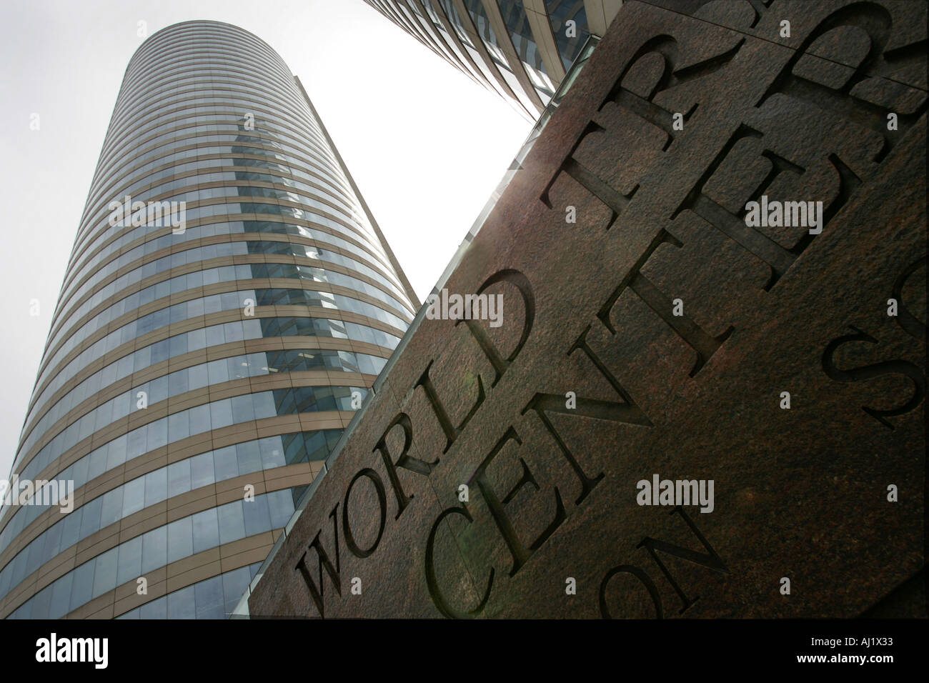 Sri Lanka Capitale Colombo City Center Business district World Trade Center edifici Foto Stock