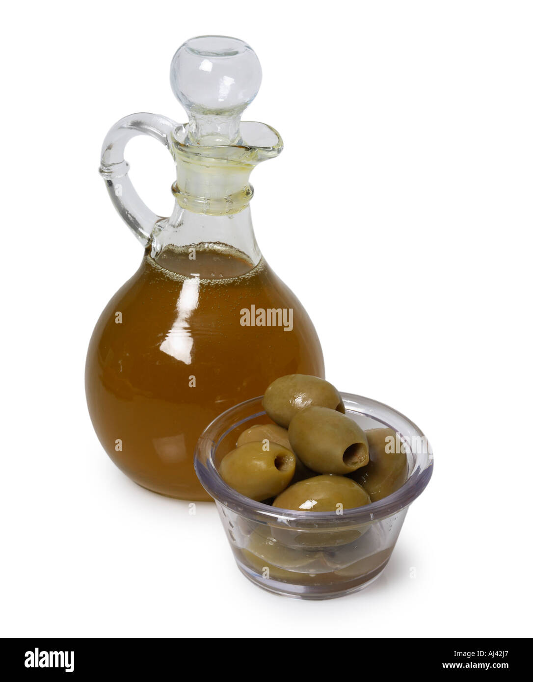Olio e olive Foto Stock